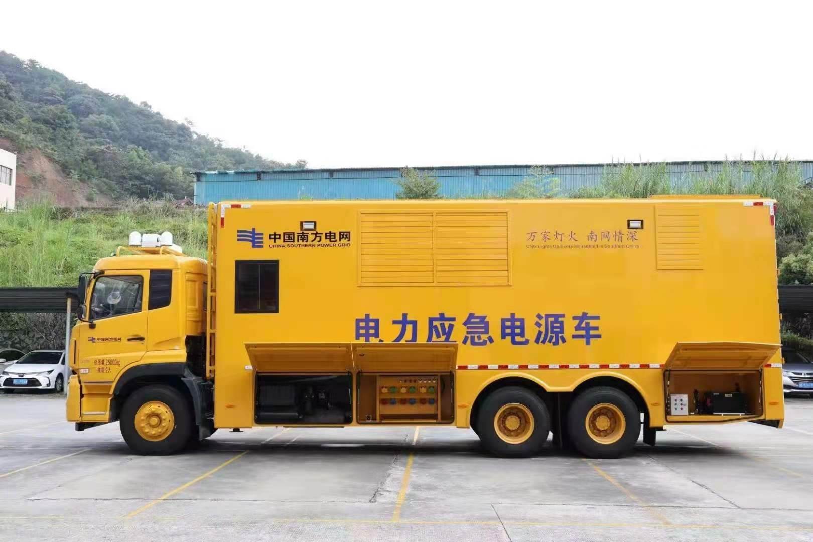 广宁安康大型柴油发电机发电车UPS电源出租租赁